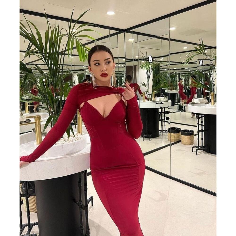 House of CB Red Dress